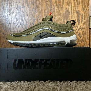 Nike Olive Green Air Max 97’ Undefeated-Mens Size 10.5